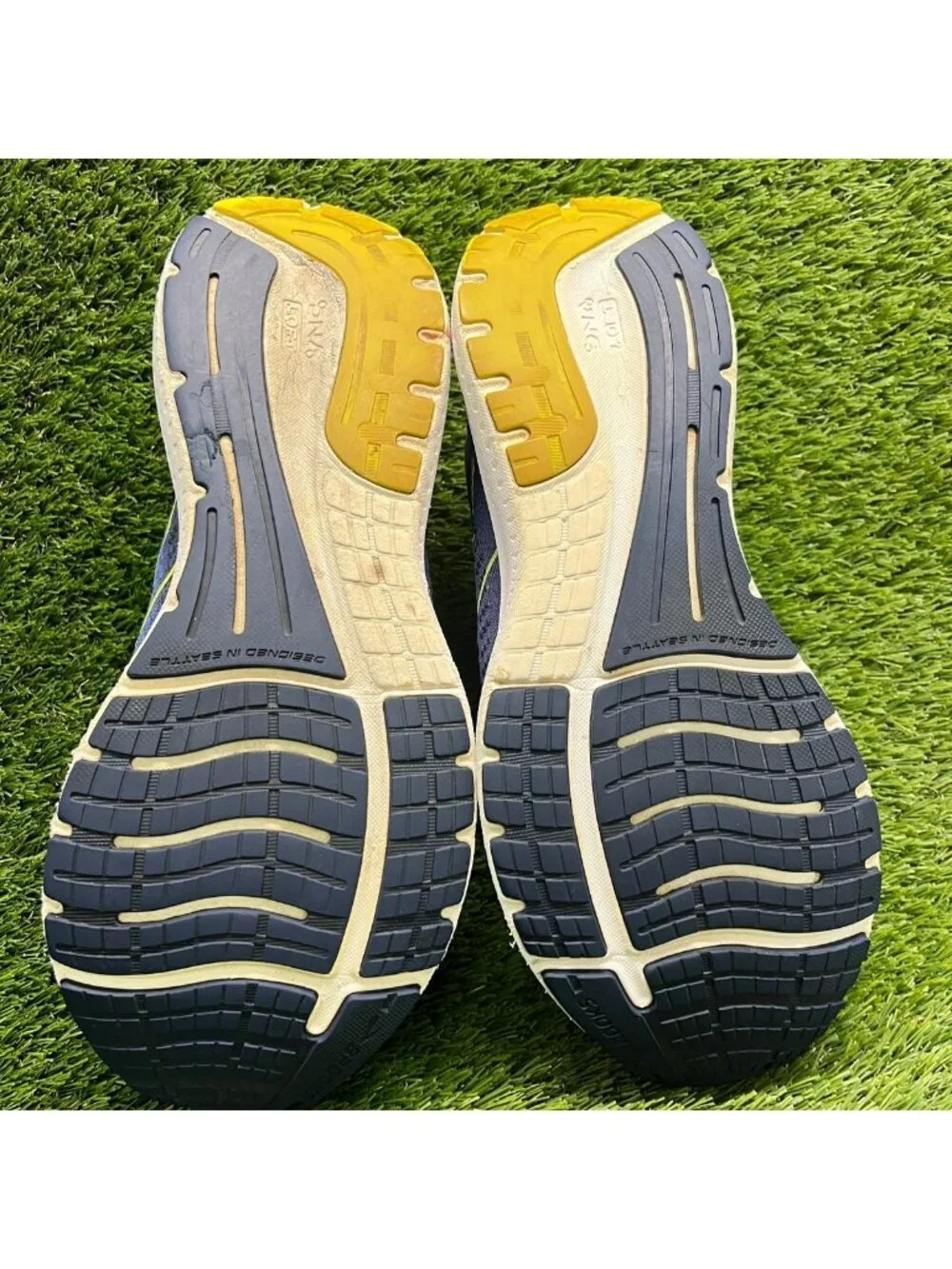 Brooks Glycerin 19 Mens Size 13EE Blue Athletic Running Walking Shoes Sneakers